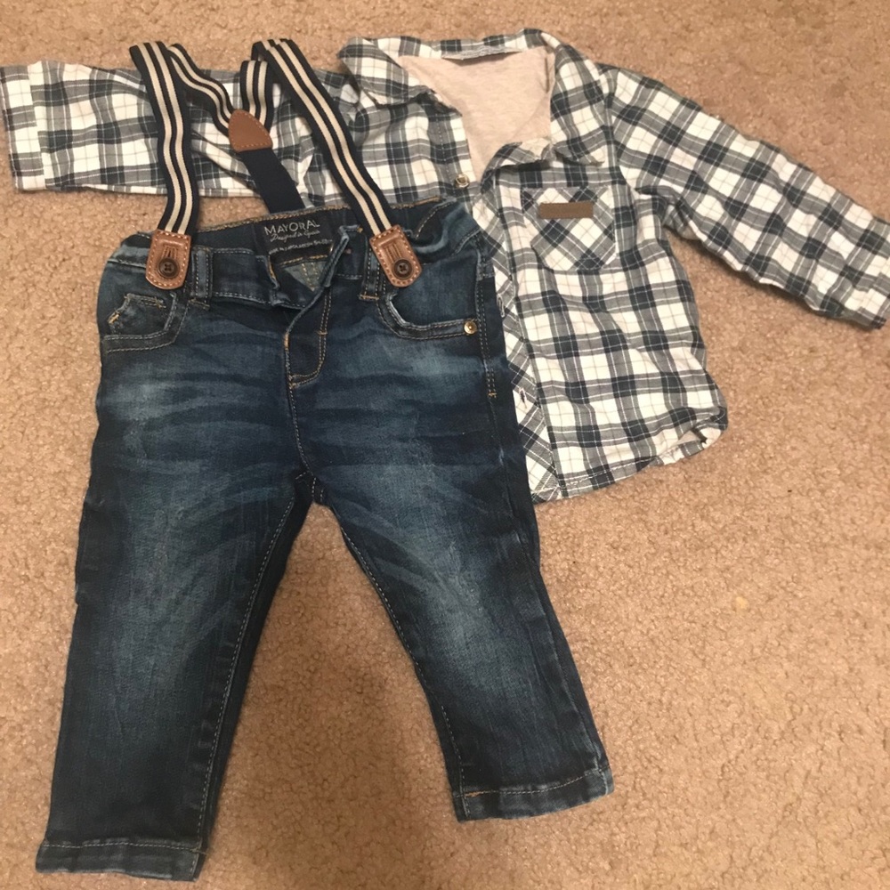 4-6 month Mayoral boy outfit